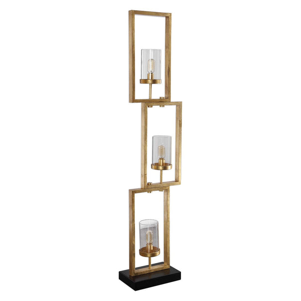 Uttermost Cielo Gold Modern Floor Lamp