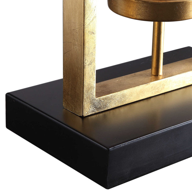 Uttermost Cielo Gold Modern Floor Lamp