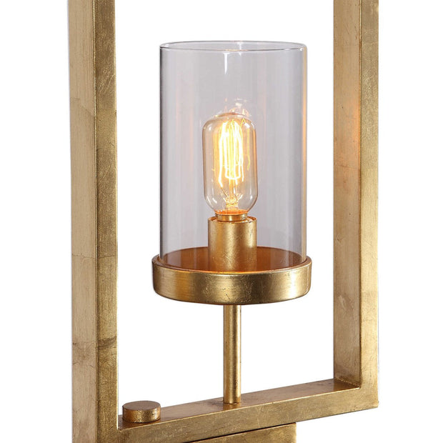 Uttermost Cielo Gold Modern Floor Lamp