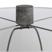 Uttermost Dimitri Light Blue Crackle Glazed Ceramic Table Lamp With Linen Shade