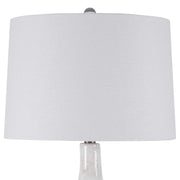 Uttermost Durango Terracotta Rust Ceramic Table Lamp With White Linen Shade