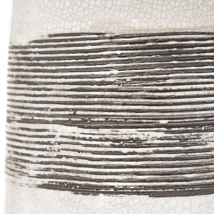 Uttermost Malaga Aged Bronze Ceramic Table Lamp With White Linen Shade