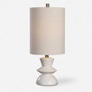 Uttermost Stevens Buffet Lamp With Light Beige Shade