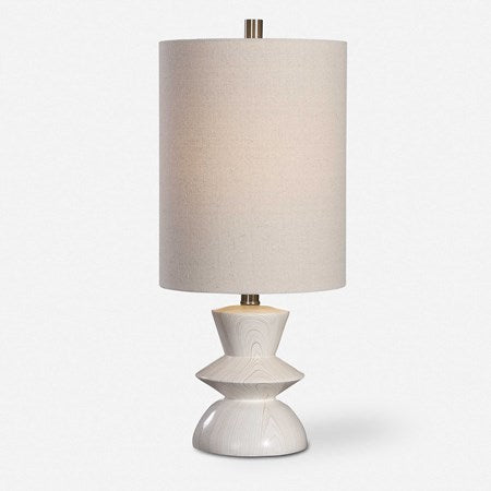 Uttermost Stevens Buffet Lamp With Light Beige Shade