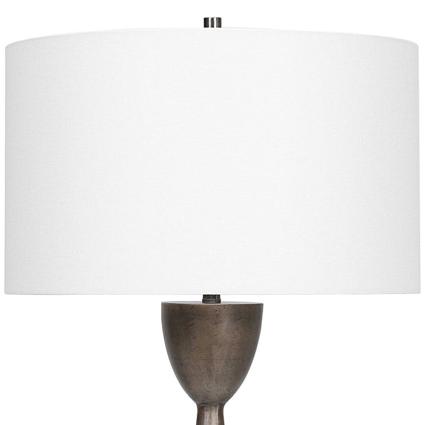 Uttermost Waller Table Lamp With White Linen Shade