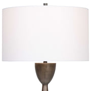 Uttermost Waller Table Lamp With White Linen Shade