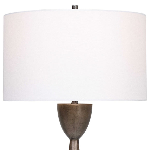 Uttermost Waller Table Lamp With White Linen Shade