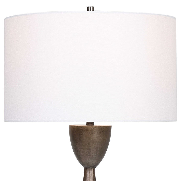 Uttermost Waller Table Lamp With White Linen Shade