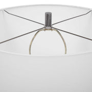 Uttermost Waller Table Lamp With White Linen Shade