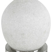 Uttermost Kently Ivory Stone Table Lamp With White Shade