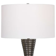 Uttermost Renegade Cast Iron Table Lamp With White Shade