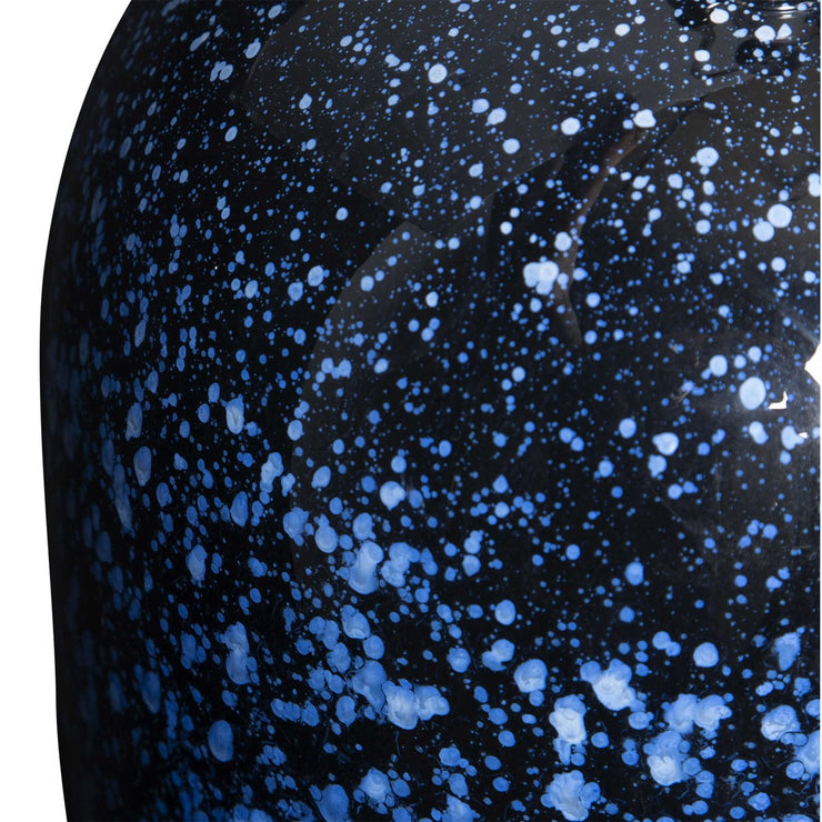 Uttermost Stargazer Cobalt Blue Glass Table Lamp With White Shade