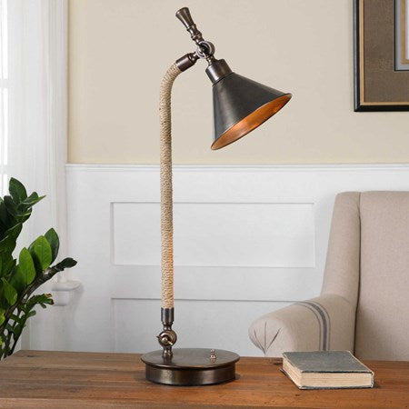 Uttermost Duvall Bronze Desk Lamp