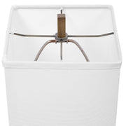 Uttermost Copeland Mercury Glass Buffet Lamp With Off-White Linen Shade