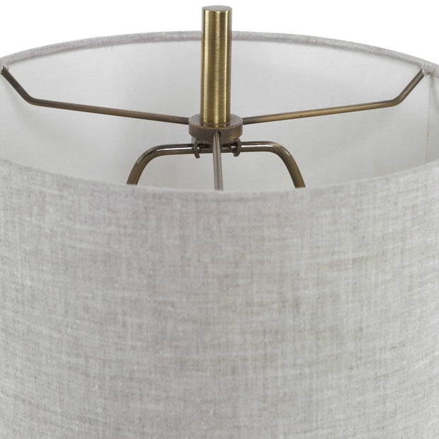 Uttermost Kiota Buffet Lamp With Oatmeal Linen Fabric