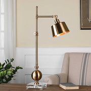Uttermost Laton Brushed Brass Desk Lamp