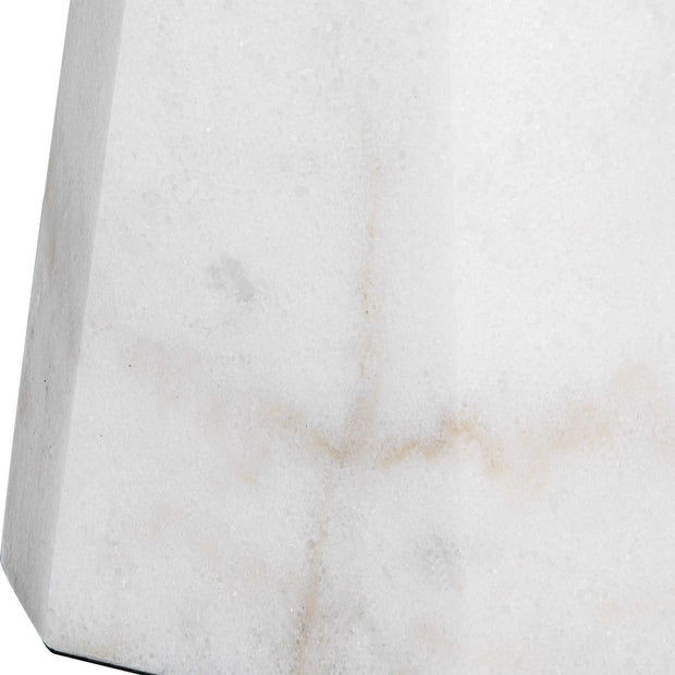 Uttermost Citadel Marble Table Lamp With Charcoal Gray Shade