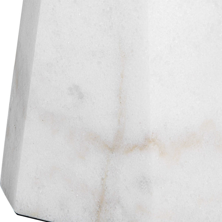 Uttermost Citadel Marble Table Lamp With Charcoal Gray Shade