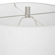 Uttermost Repetition White Marble Table Lamp With White Shade