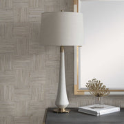 Uttermost Marille Ivory Stone Table Lamp With Light  Khaki Shade