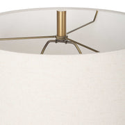 Uttermost Marille Ivory Stone Table Lamp With Light  Khaki Shade