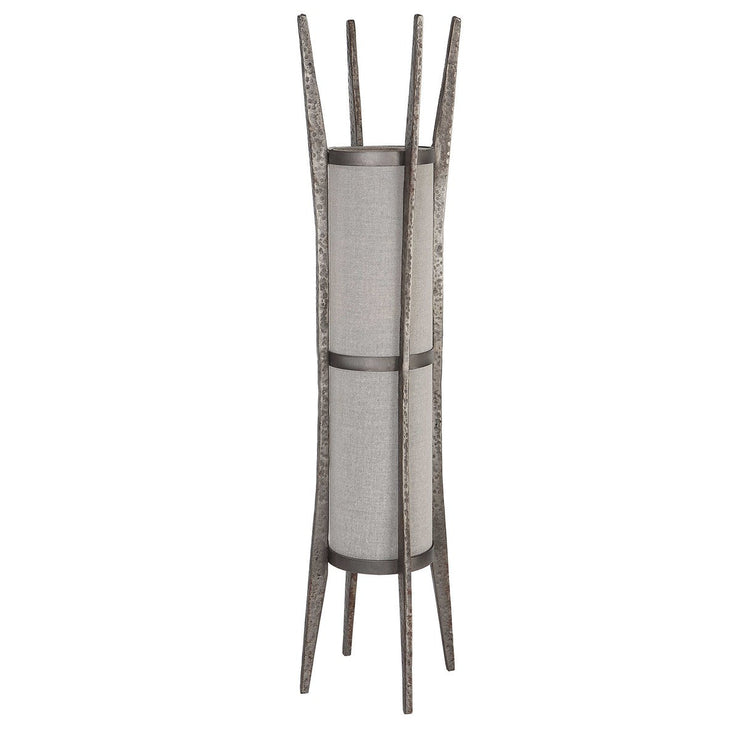 Uttermost Fortress Textured Cast Iron Accent Lamp