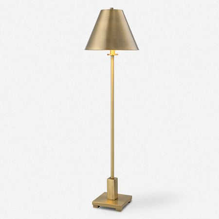 Uttermost Pilot Brushed Brass Buffet Lamp