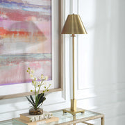 Uttermost Pilot Brushed Brass Buffet Lamp
