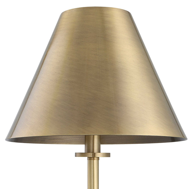 Uttermost Pilot Brushed Brass Buffet Lamp