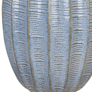 Uttermost Veston Cornflower Blue Table Lamp With White Linen Shade