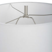 Uttermost Ascent  Ivory Stone Table Lamp With White Drum Shade