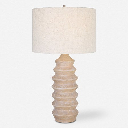 Uttermost Uplift Table Lamp With Oatmeal Linen Shade
