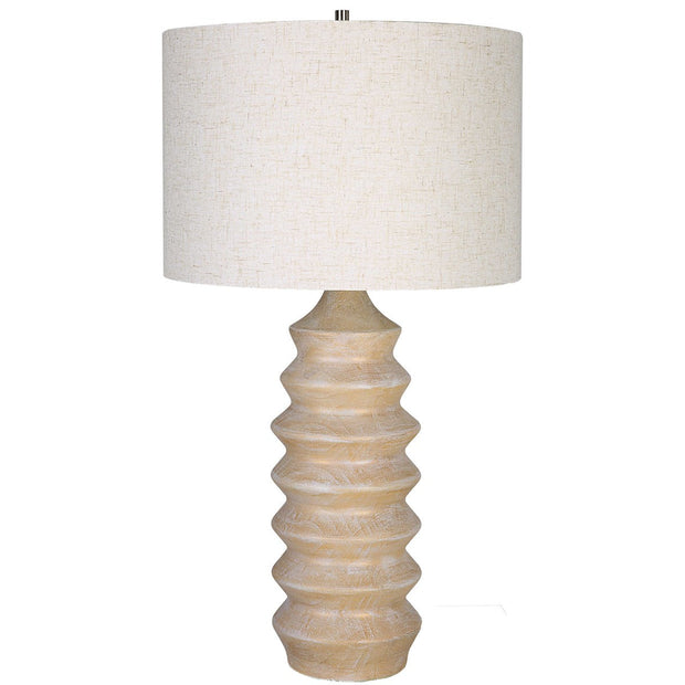 Uttermost Uplift Table Lamp With Oatmeal Linen Shade