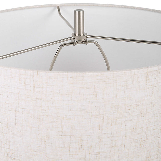Uttermost Uplift Table Lamp With Oatmeal Linen Shade