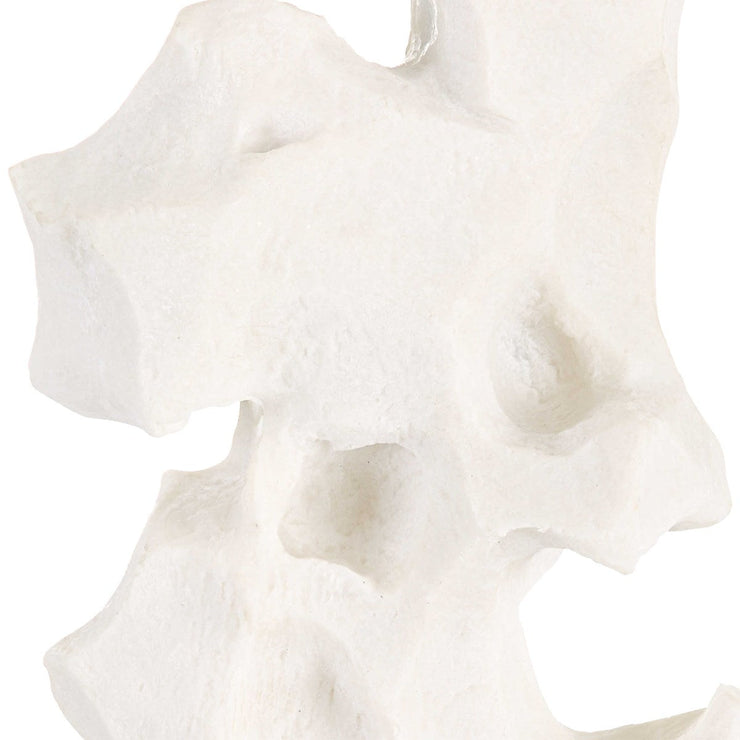 Uttermost Remnant White Stone Table Lamp With Linen Shade
