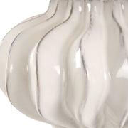 Uttermost Wrenley Off-White Glazed Porcelain Table Lamp With White Linen Shade