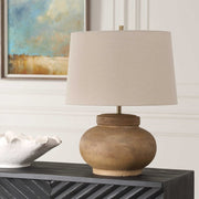 Uttermost Urbino Table Lamp With Natural Linen Shade