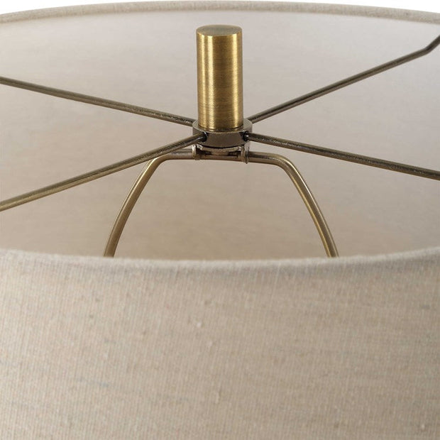 Uttermost Urbino Table Lamp With Natural Linen Shade