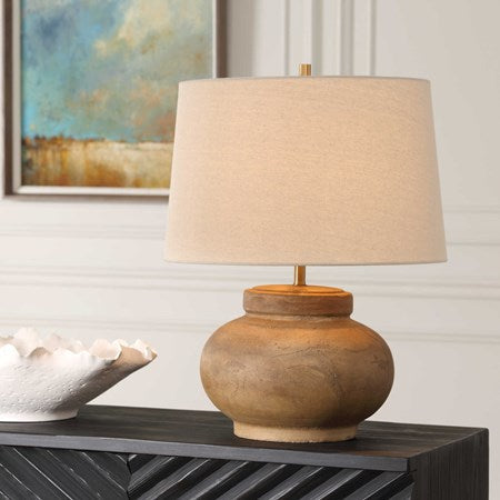 Uttermost Urbino Table Lamp With Natural Linen Shade