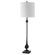 Uttermost Hightower Buffet Lamp With White Linen Shade