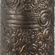 Uttermost Malaga Aged Bronze Ceramic Table Lamp With White Linen Shade
