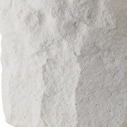 Uttermost Vieste White Sandstone Table Lamp With Linen Shade