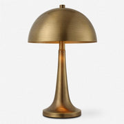 Uttermost Dame Antiqued Brass Iron Table Lamp