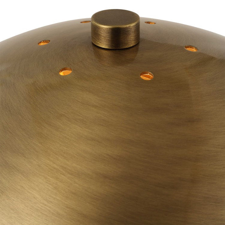Uttermost Dame Antiqued Brass Iron Table Lamp