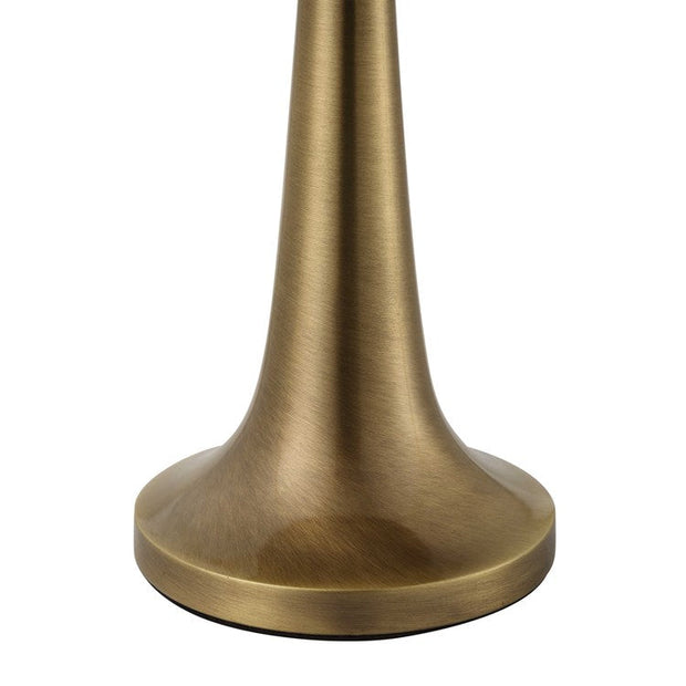 Uttermost Dame Antiqued Brass Iron Table Lamp