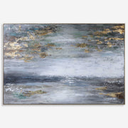 Uttermost Dawn To Dusk Abstract Landscape Hand Painted Canvas