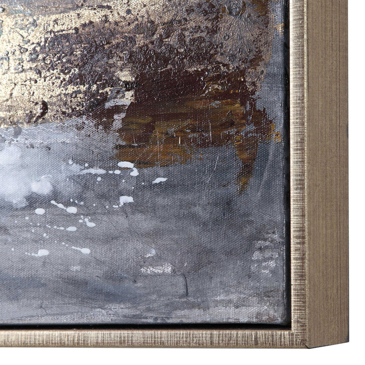 Uttermost Dawn To Dusk Abstract Landscape Hand Painted Canvas
