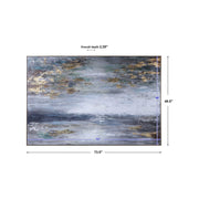 Uttermost Dawn To Dusk Abstract Landscape Hand Painted Canvas