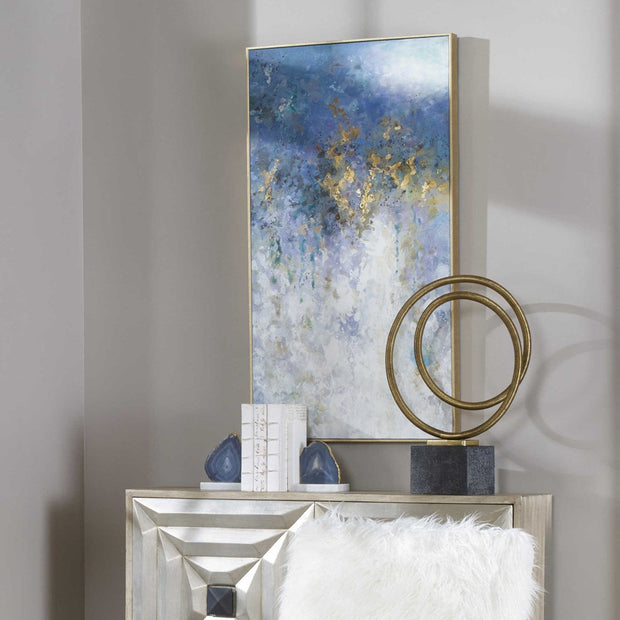 Uttermost Floating Modern Abstract Hand Painted Canvas