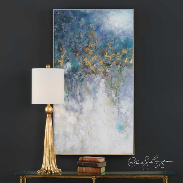 Uttermost Floating Modern Abstract Hand Painted Canvas